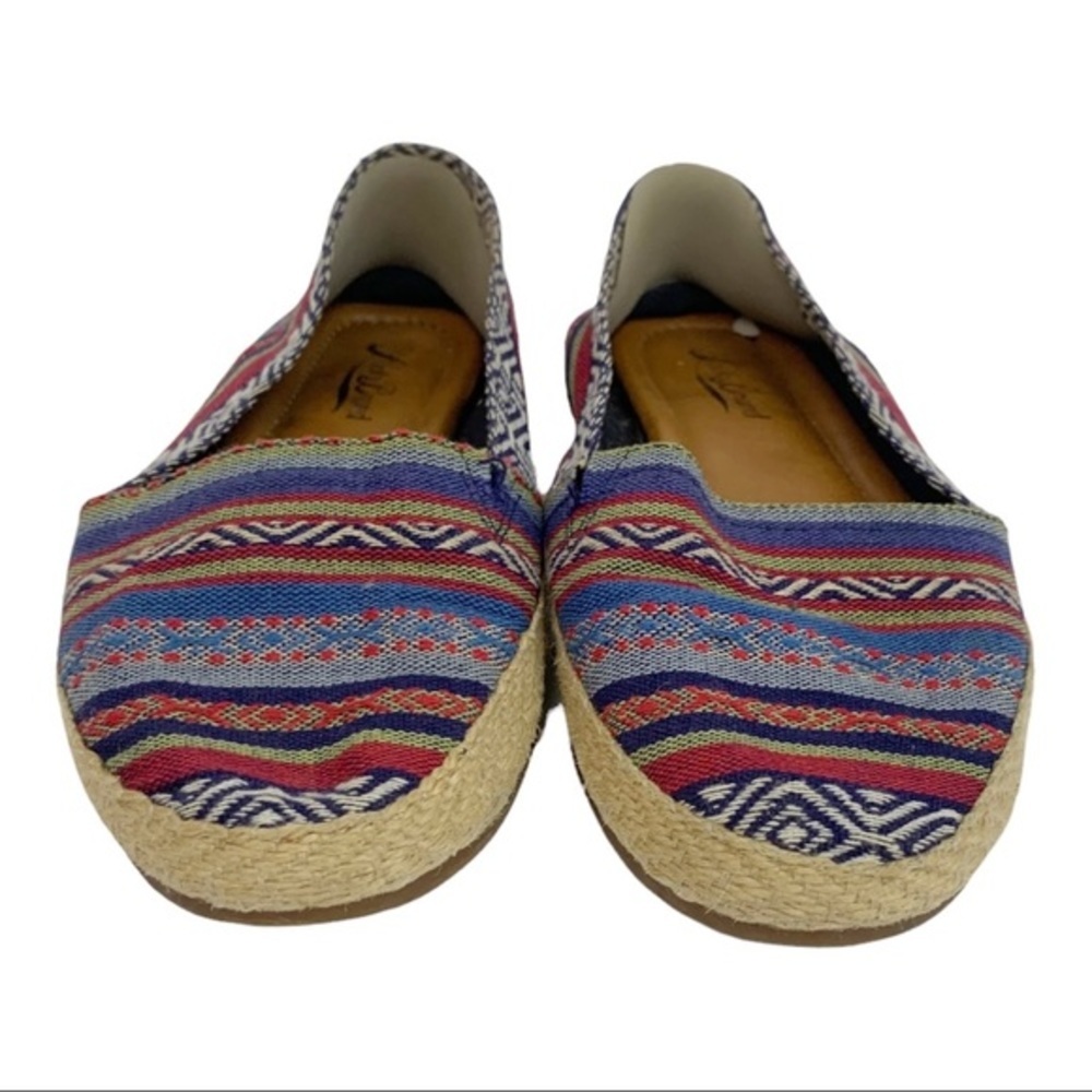 LUCKY BRAND Dexie Boho Aztec Espadrille Flats Women’s Size 7 - Picture 2 of 8